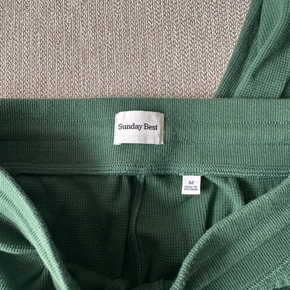 aritzia sunday best waffle pants - Picture 2 of 2